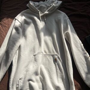 Carhartt Cream Loose Fit Hoodie